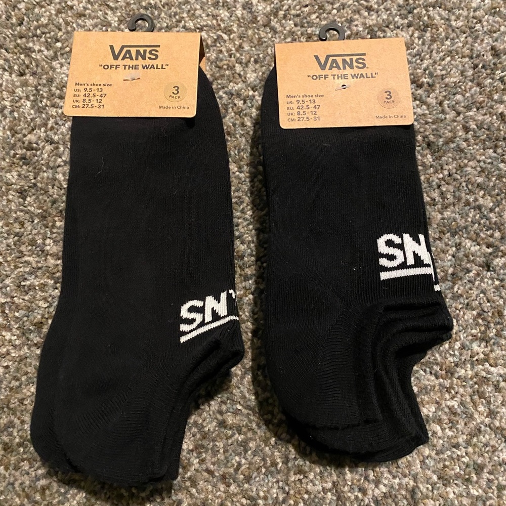 NEW MENS VANS NO SHOW SOCKS (6pr)